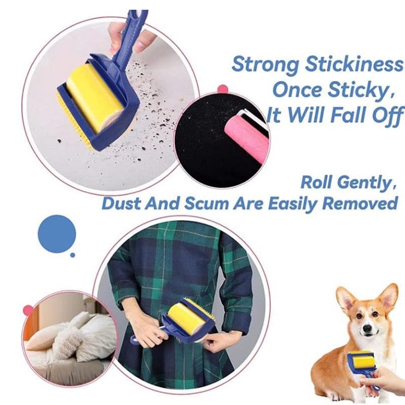 Feamex™ Sticky Silicone Pet Hair Lint Roller