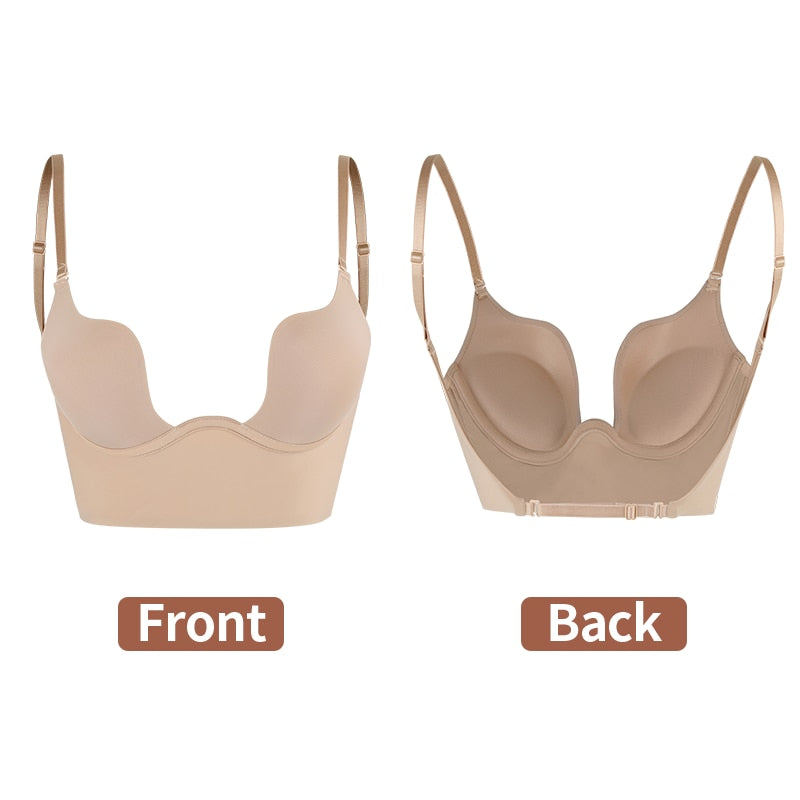 Feamex™ Sexy Deep U Neck Bra