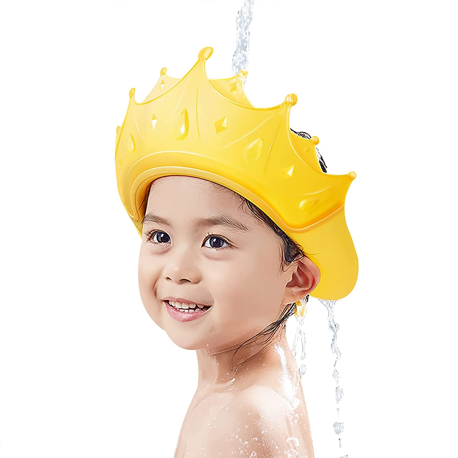 Baby Shower Cap Crown Yellow